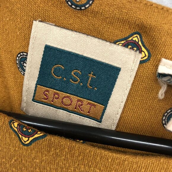 CST Sport Gold Yellow Short Sleeve Shirt Plus Size 4X Women Casual Wear - Picture 5 of 12